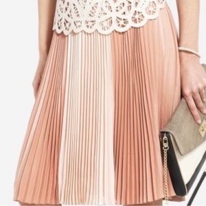 BCBG MAXAZRIA “TISA” PLEATED SKIRT